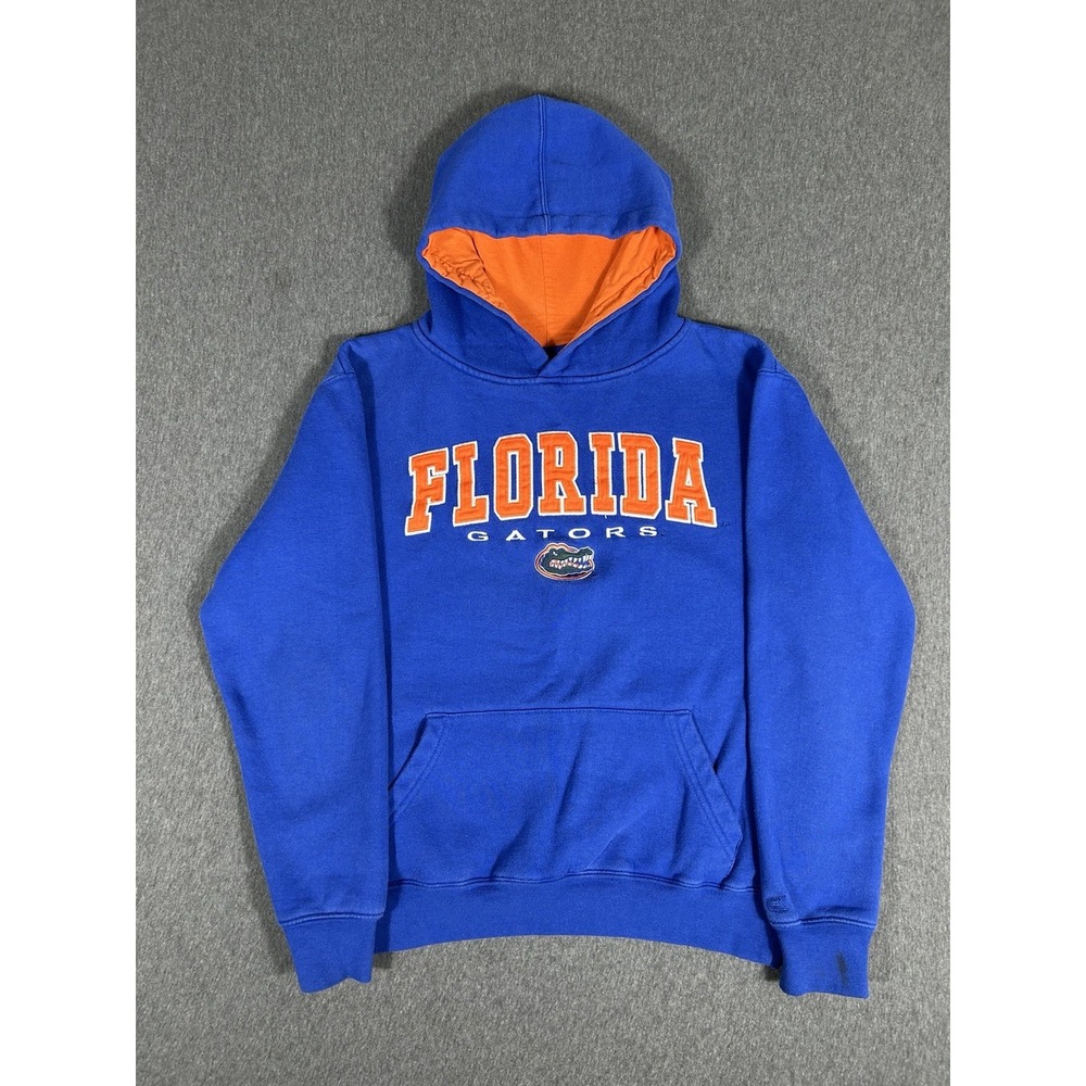 Colosseum Florida Gators Hoodie Men's Blue Orange Embroidered Pullover S